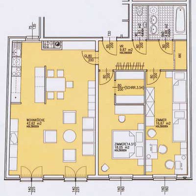 Kleine Pfarrgasse 17 – Top 02